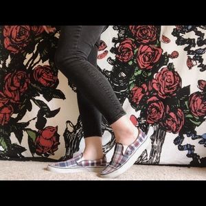 Plaid vans